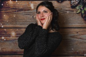 Photo portrait en studio avec lumière