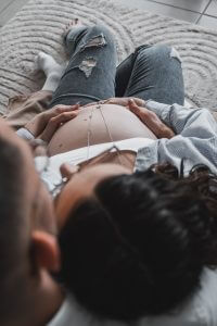 Photo d'un couple prise d'en haut