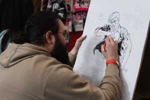 En plein dessin