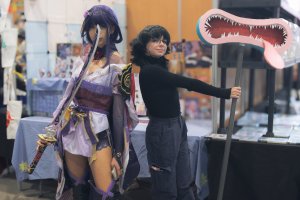 Deux jeunes filles en déguisement manga