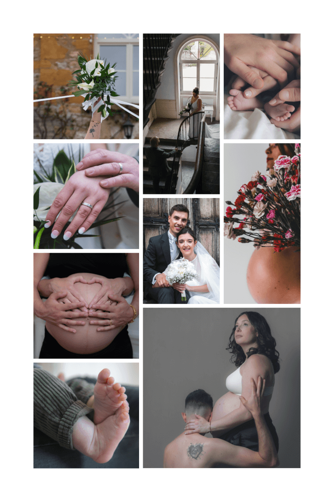 Mix de photos pour la première image du site web