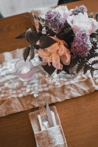 Le bouquet sur la table